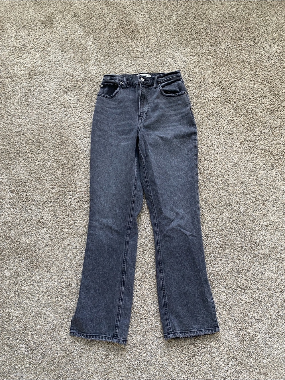 Abercrombie & Fitch The '90s Straight Ultra High Rise Curve Love